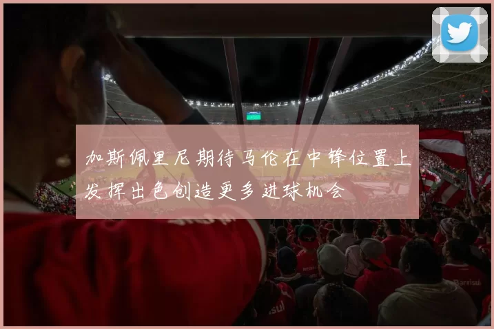 加斯佩里尼期待马伦在中锋位置上发挥出色创造更多进球机会